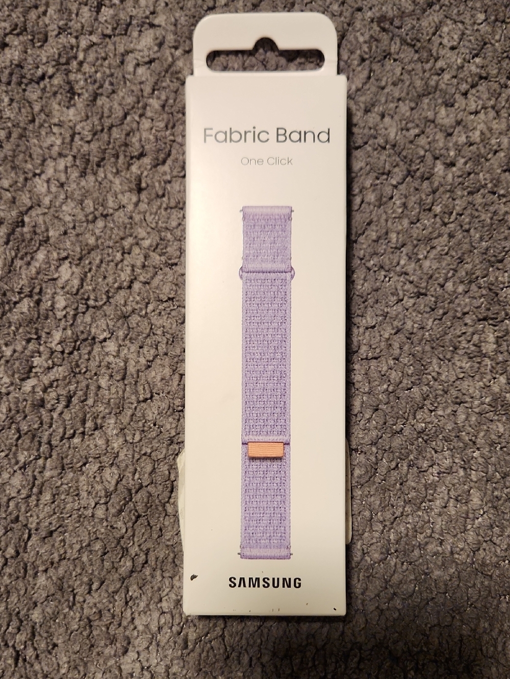 Samsung Lavender Fabric Band with Rose-Gold Accent